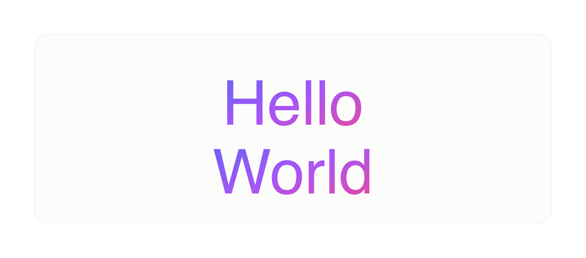 Hello World image generated by Claude